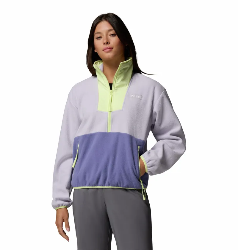 Columbia Sequoia Grove 1/2 Zip Fleece Womens in Lavender Pearl/Stormwatch