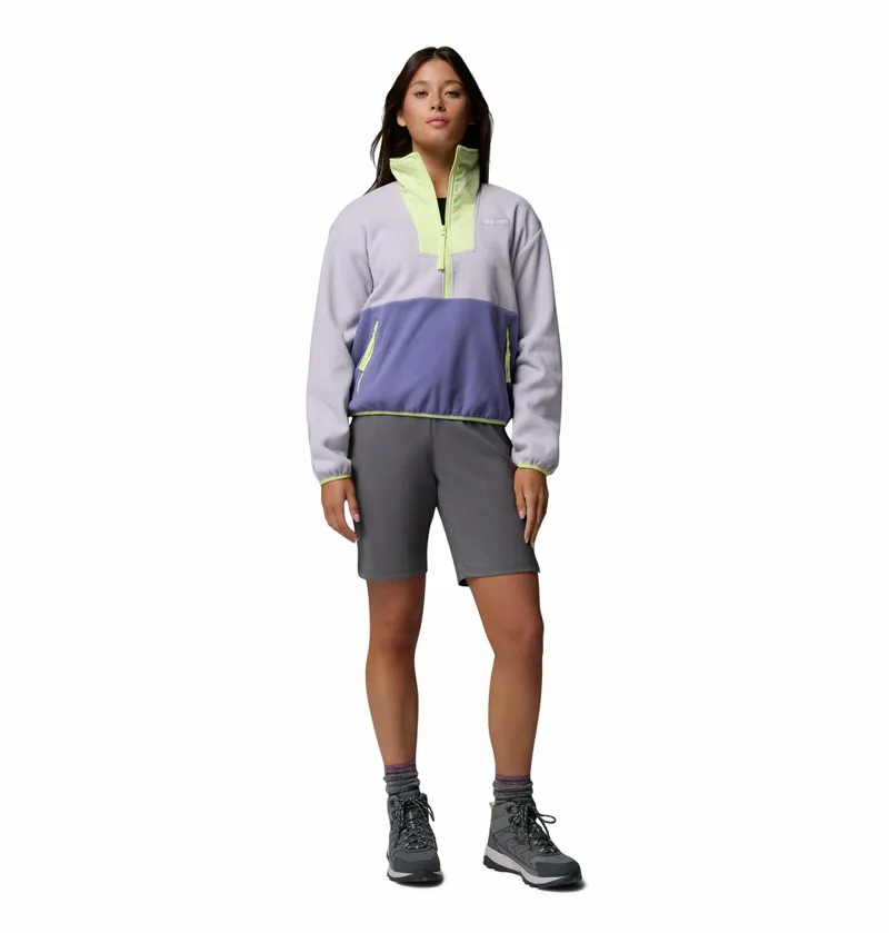 Columbia Sequoia Grove 1/2 Zip Fleece Womens in Lavender Pearl/Stormwatch-4