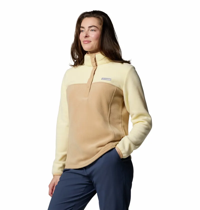 Columbia Benton Springs 1/2 Snap Pullover II Fleece Womens Canoe-1