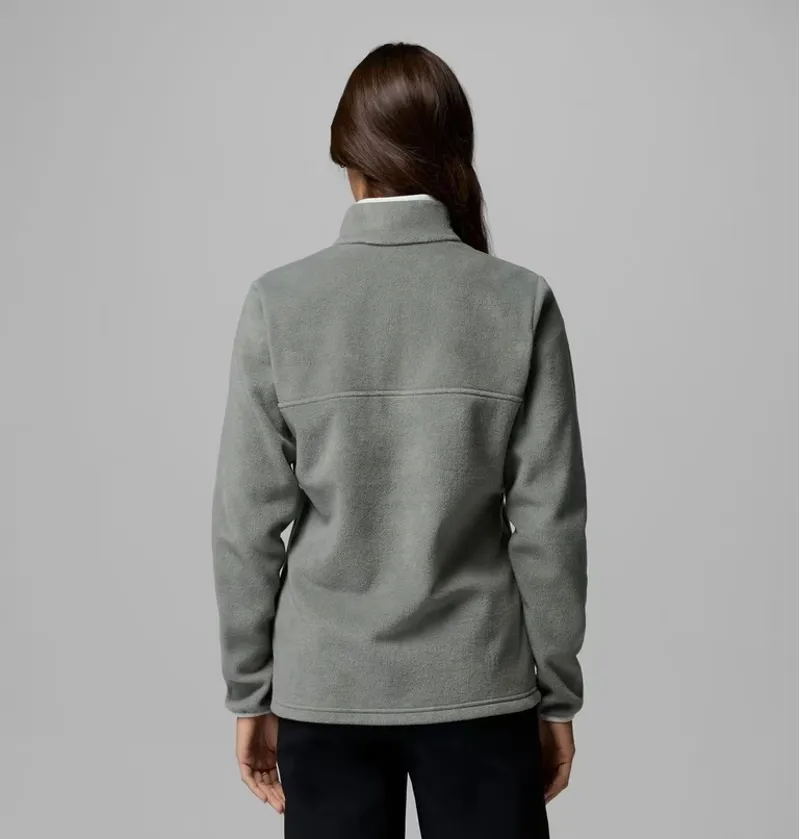 Columbia Benton Springs 1/2 Snap Pullover II Womens in Sedona Sage/Tea-2