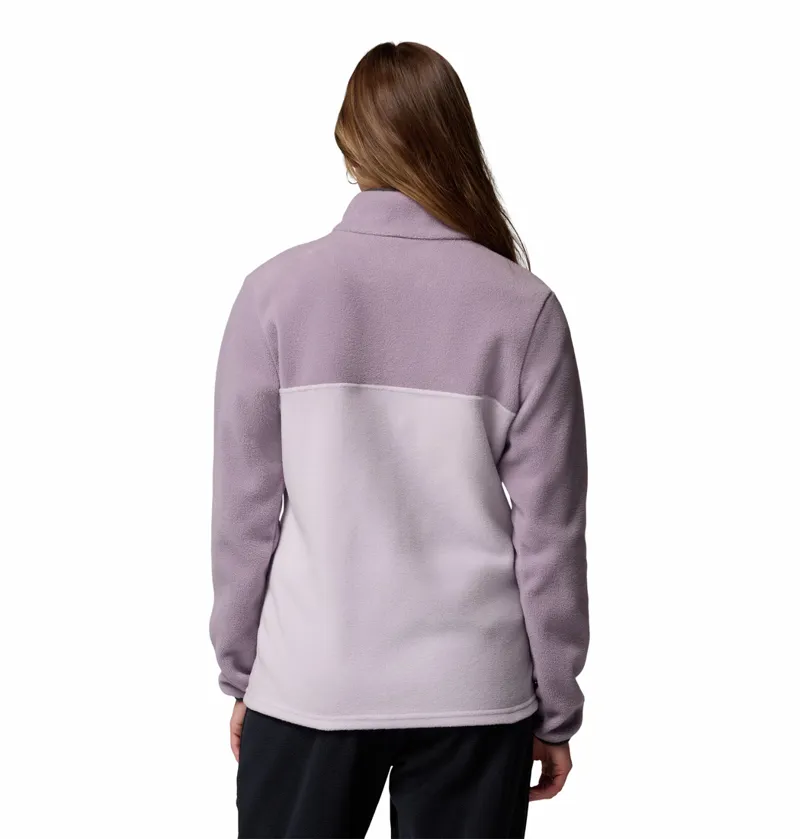 Columbia Benton Springs 1/2 Snap Pull Over II Womens in Lavender Pearl/Shale Purple/Shark-2
