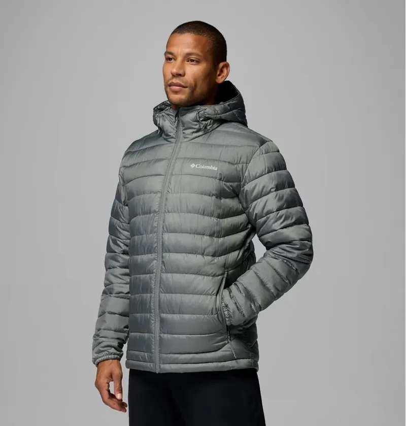 Columbia Powder Lite II Hooded Jacket Mens in Sedona Sage Ripstop-3