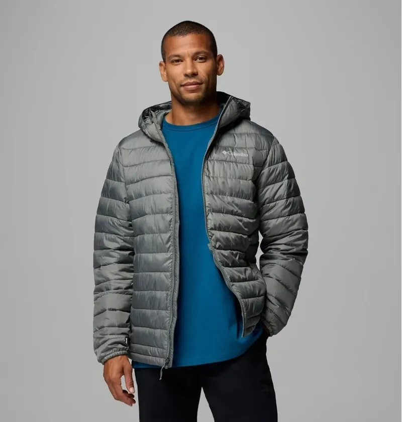 Columbia Powder Lite II Hooded Jacket Mens in Sedona Sage Ripstop-1