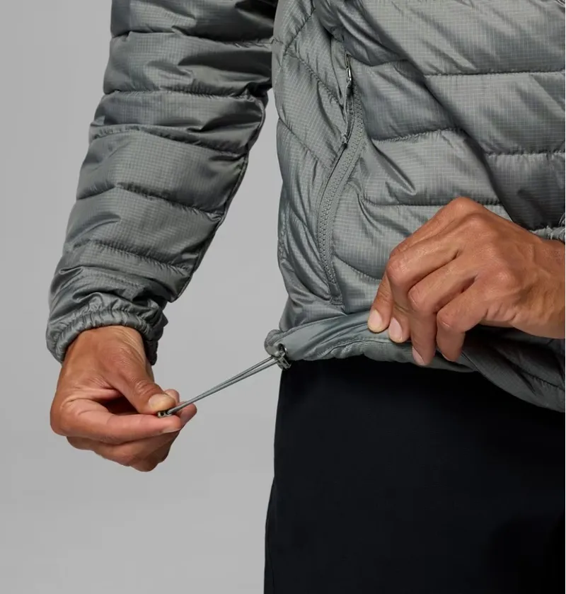 Columbia Powder Lite II Hooded Jacket Mens in Sedona Sage Ripstop-5