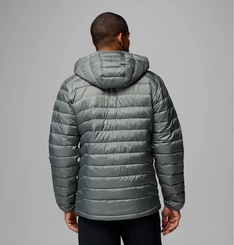 Columbia Powder Lite II Hooded Jacket Mens in Sedona Sage Ripstop-2