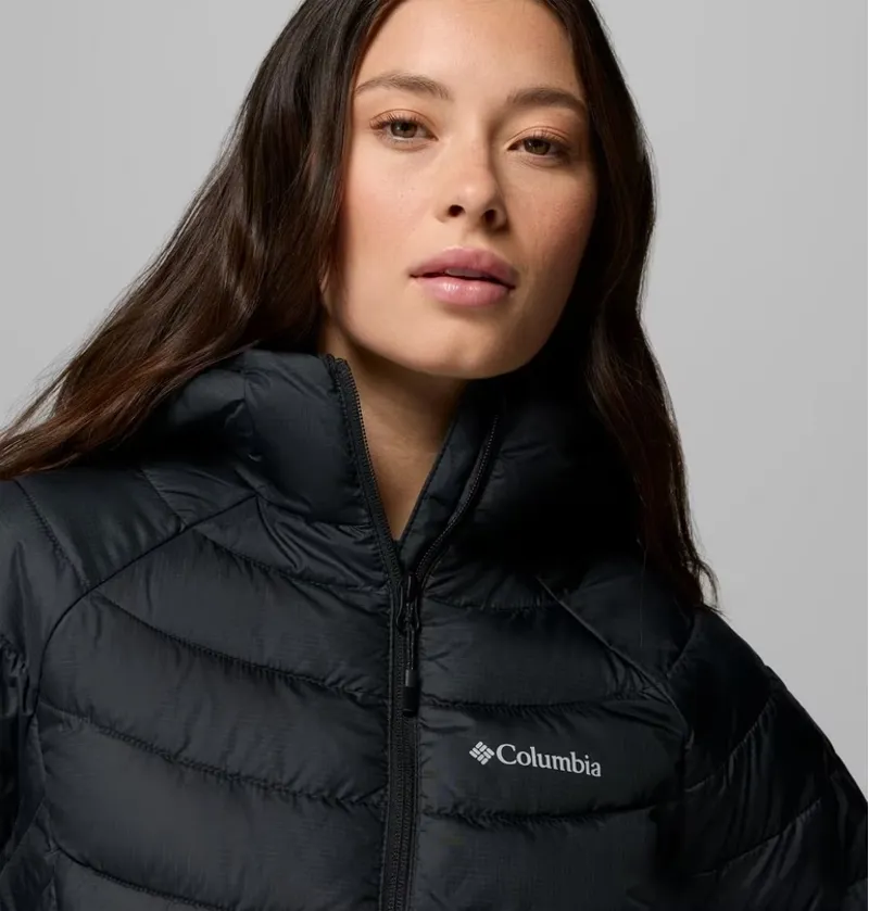 Columbia Powder Lite II Hooded Jacket Womens in Black Ripstop-6
