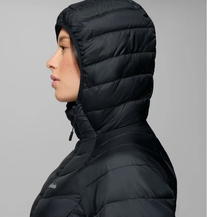 Columbia Powder Lite II Hooded Jacket Womens in Black Ripstop-7