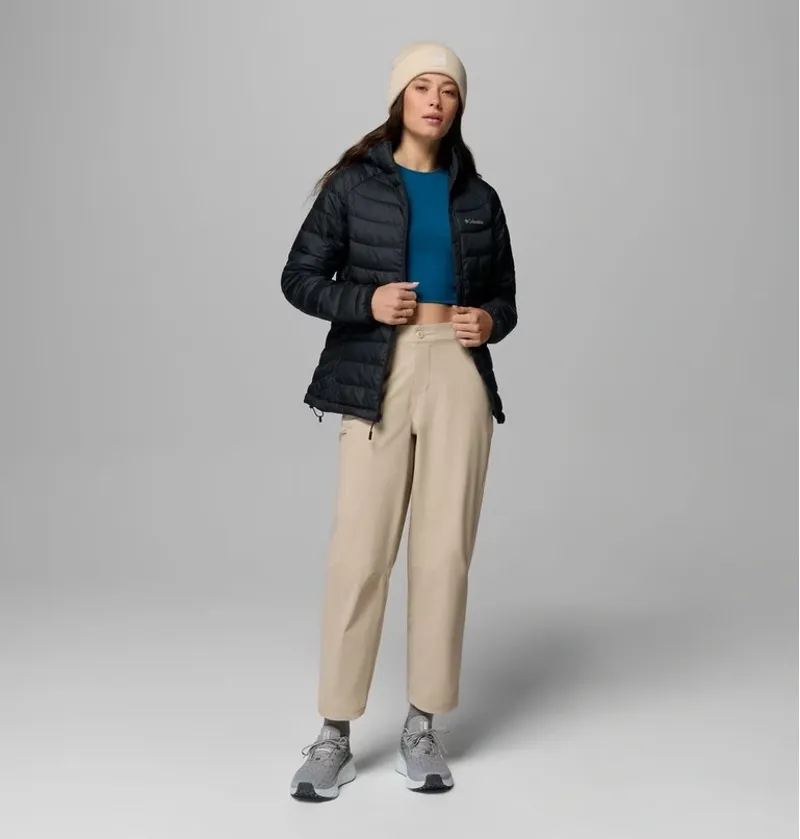 Columbia Powder Lite II Hooded Jacket Womens in Black Ripstop-4