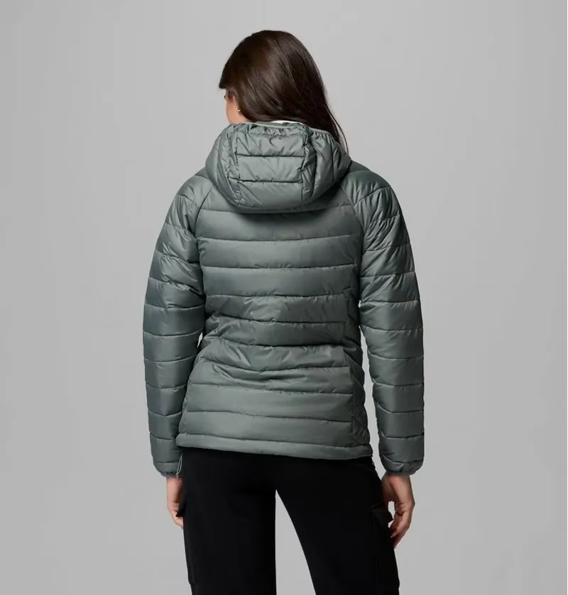 Columbia Powder Lite II Hooded Jacket Womens in Sedona Sage-2