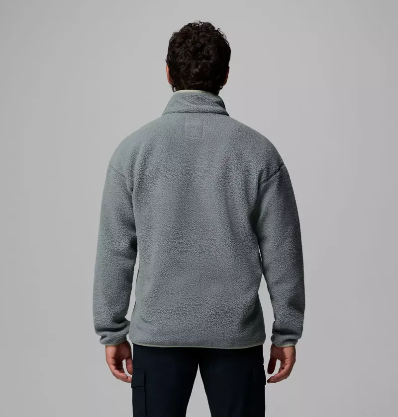 Columbia Helvetia II Half Snap Fleece Mens in Greenscape-5
