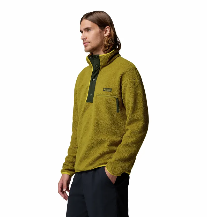 Columbia Helvetia II Half Snap Fleece Mens in Mossy Green-1