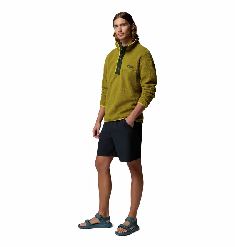 Columbia Helvetia II Half Snap Fleece Mens in Mossy Green-3