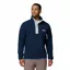 Columbia Helvetia II Half Snap Fleece Mens in Collegiate Navy
