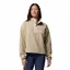 Columbia Helvetia II Cropped Half Snap Fleece Womens Ancient Fossil