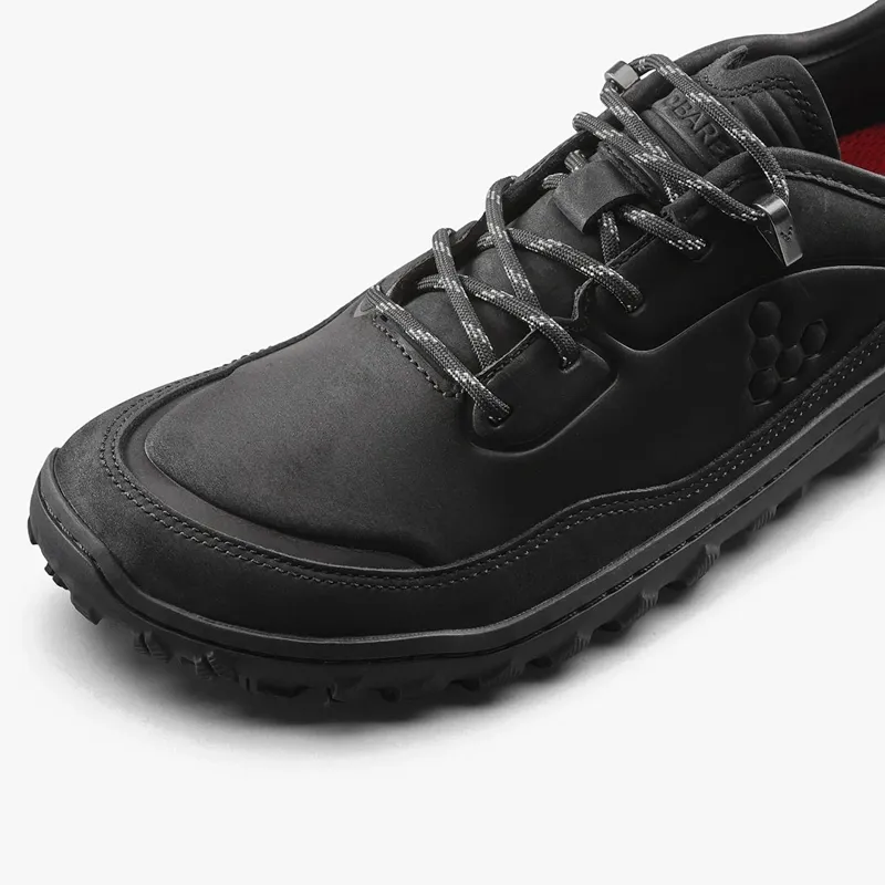 Vivobarefoot Tracker Leather AT Low II Womens Shoes in Obsidian-5