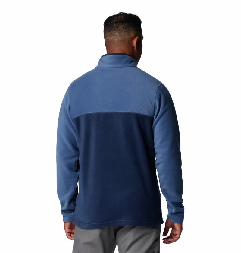 Columbia Steens Mountain Half Snap II Mens in Collegiate Navy/Dark Mountain-2