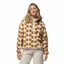 Columbia Helvetia II Printed Cropped Half Snap Womens Camel Brown