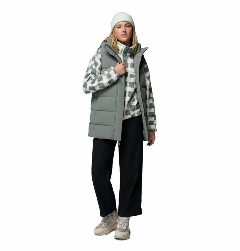 Columbia Helvetia II Printed Cropped Half Snap Womens Sedona Sage-5