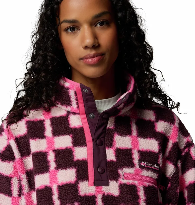 Columbia Helvetia II Printed Cropped Half Snap Womens Moonvista-3