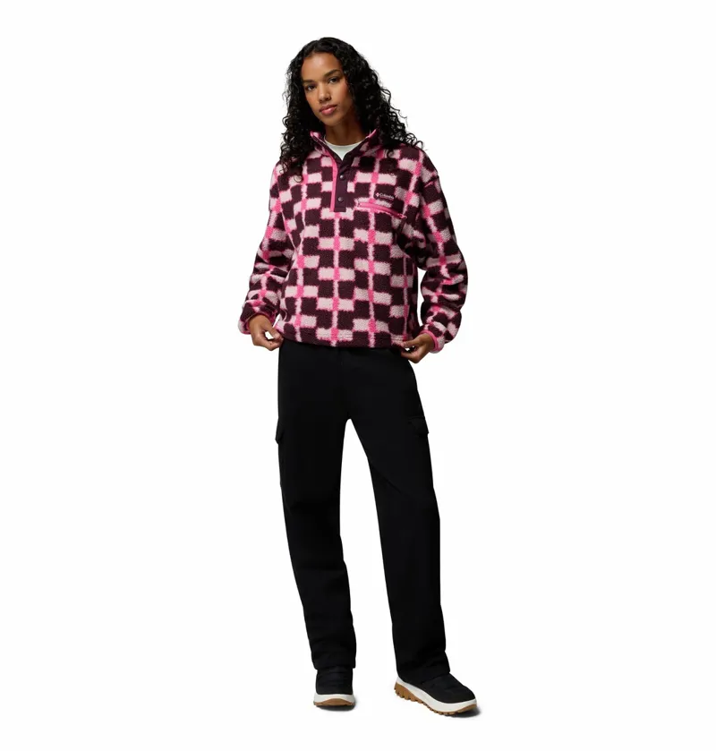 Columbia Helvetia II Printed Cropped Half Snap Womens Moonvista-5
