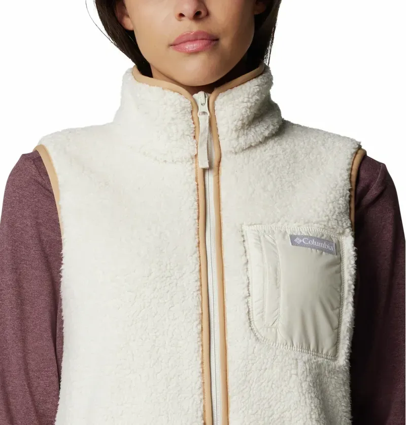 Columbia West Bend Vest II Womens in Chalk-4