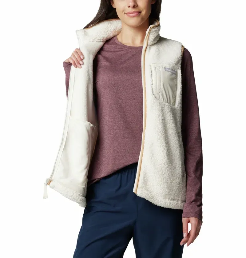 Columbia West Bend Vest II Womens in Chalk-3