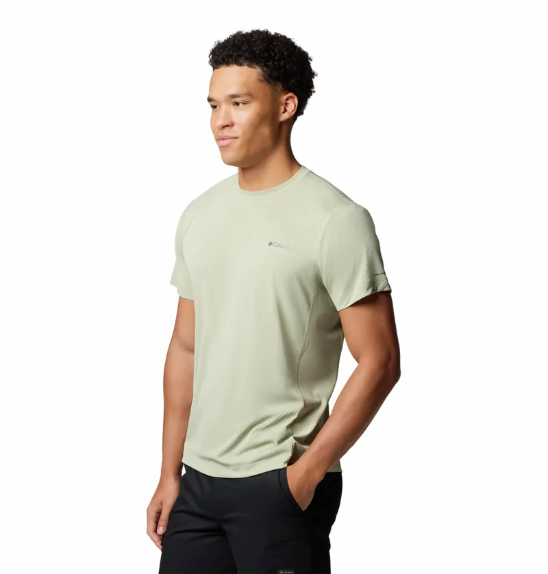 Columbia Zero Rules Light S/S Crew Tech T-Shirt Mens in Safari-2