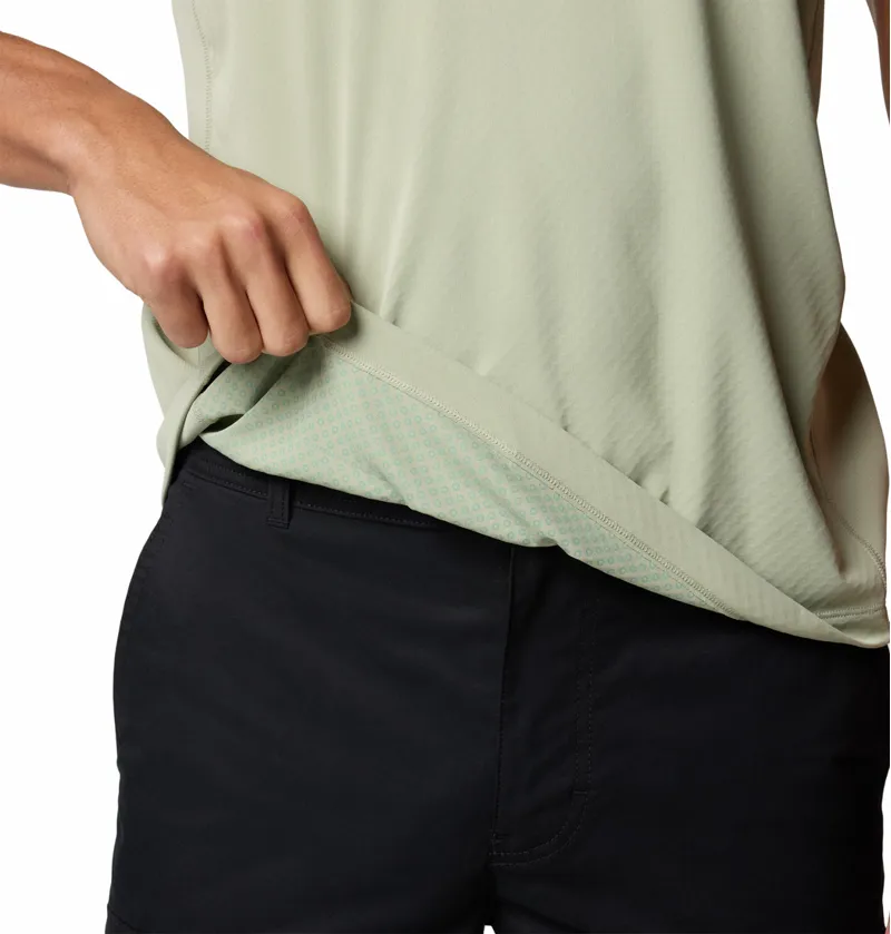 Columbia Zero Rules Light S/S Crew Tech T-Shirt Mens in Safari-4