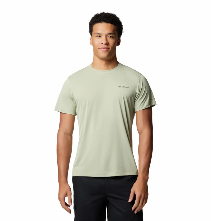 Columbia Zero Rules Light S/S Crew Tech T-Shirt Mens in Safari
