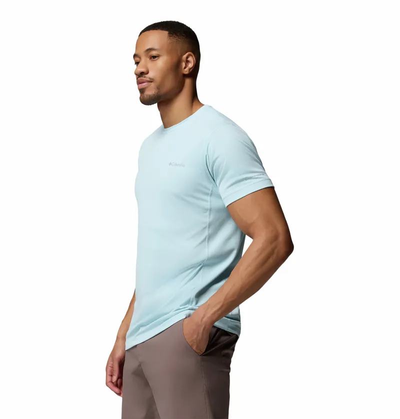 Columbia Zero Rules Light S/S Crew Tech T-Shirt Mens in Marine Light-2