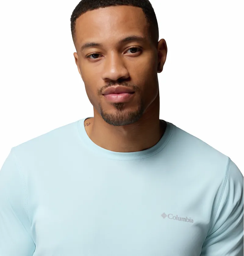 Columbia Zero Rules Light S/S Crew Tech T-Shirt Mens in Marine Light-3