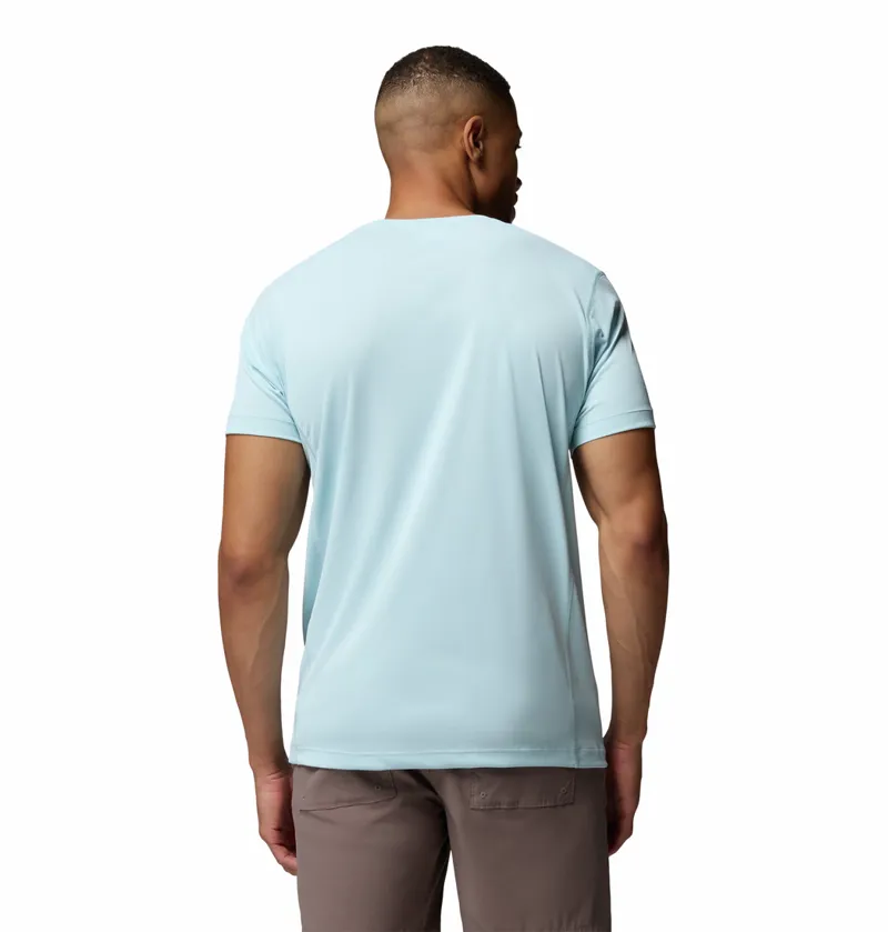 Columbia Zero Rules Light S/S Crew Tech T-Shirt Mens in Marine Light-1