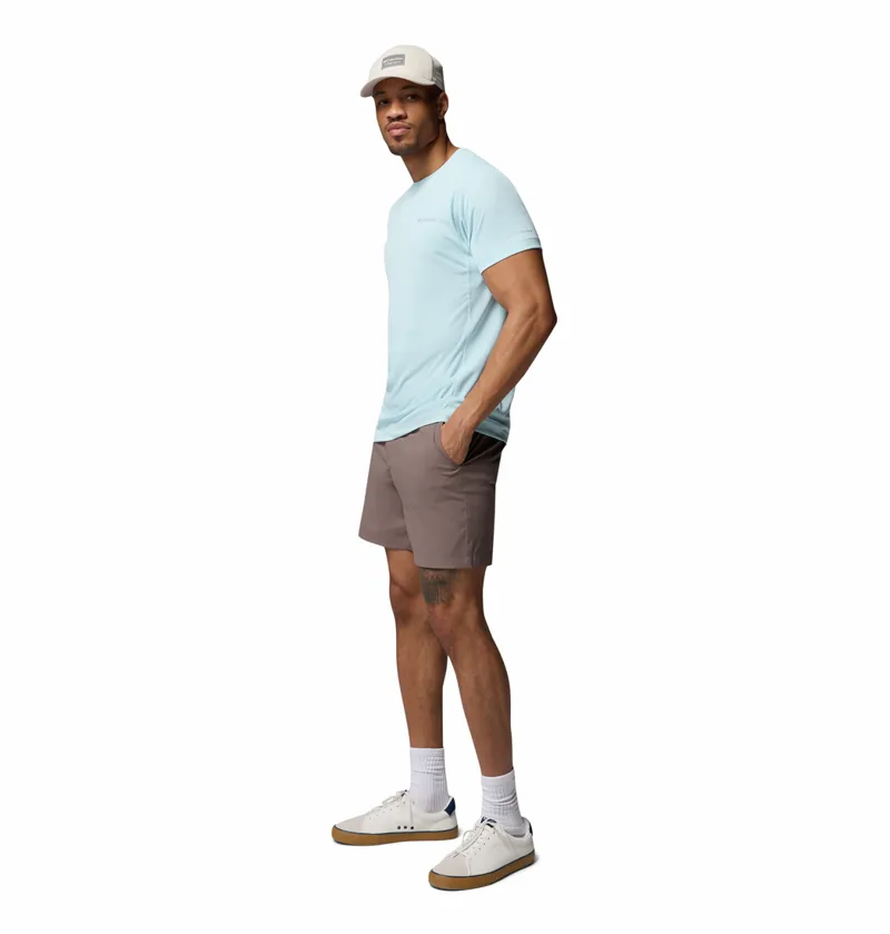 Columbia Zero Rules Light S/S Crew Tech T-Shirt Mens in Marine Light-5