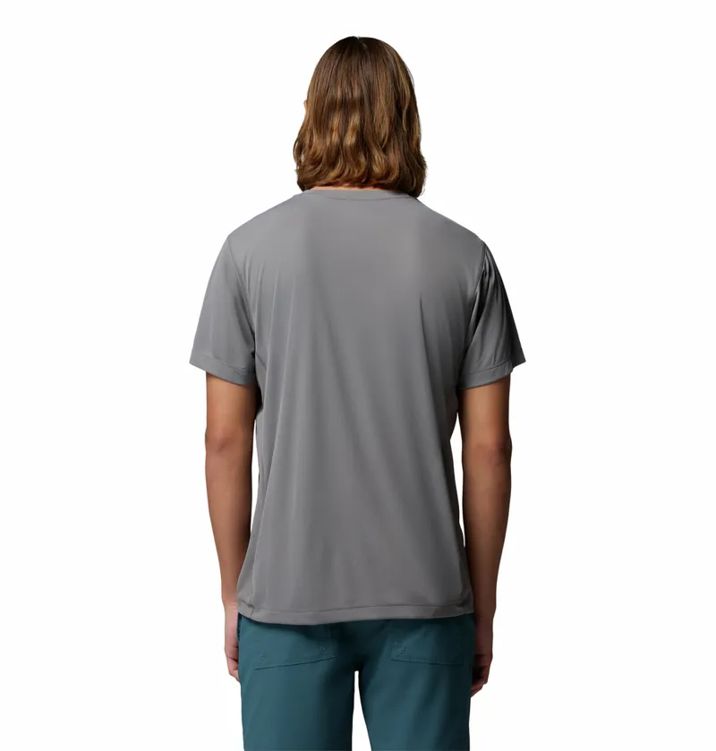 Columbia Zero Rules Light Short Sleeve Graphic Crew Mens in City Grey-2