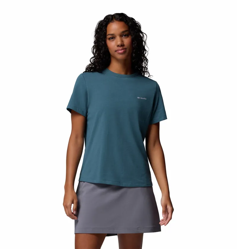 Columbia Sun Trek Short Sleeve II Womens in Everblue
