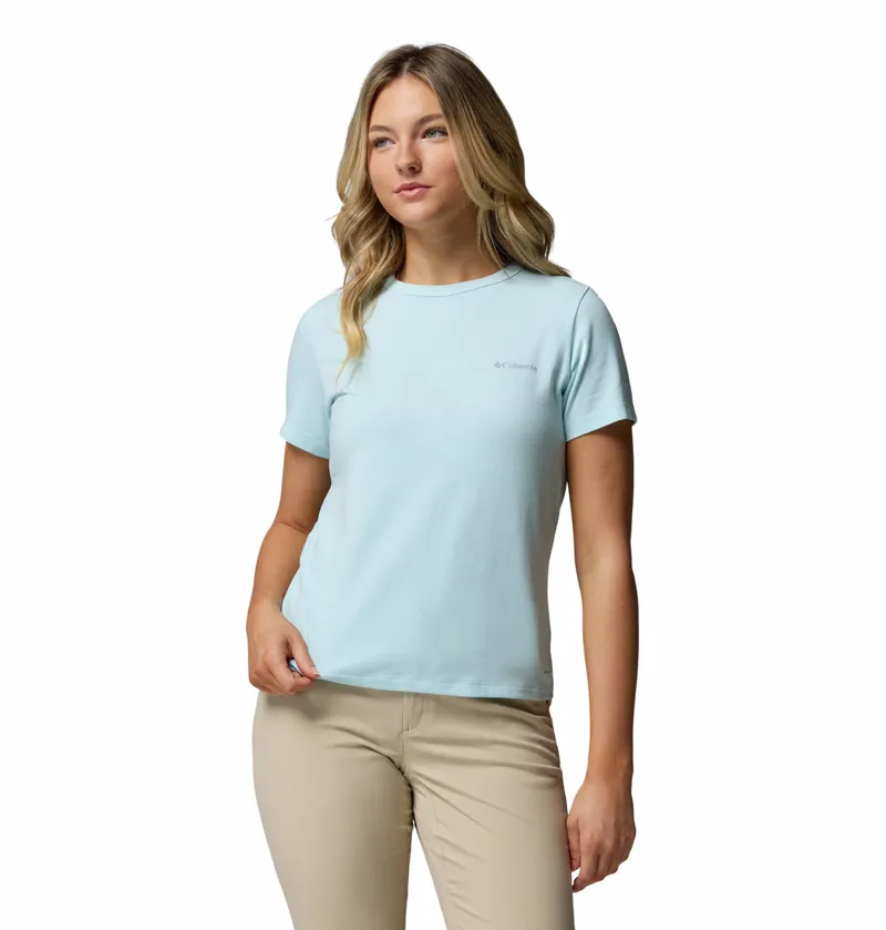 Columbia Sun Trek Short Sleeve II Womens in Marine Light