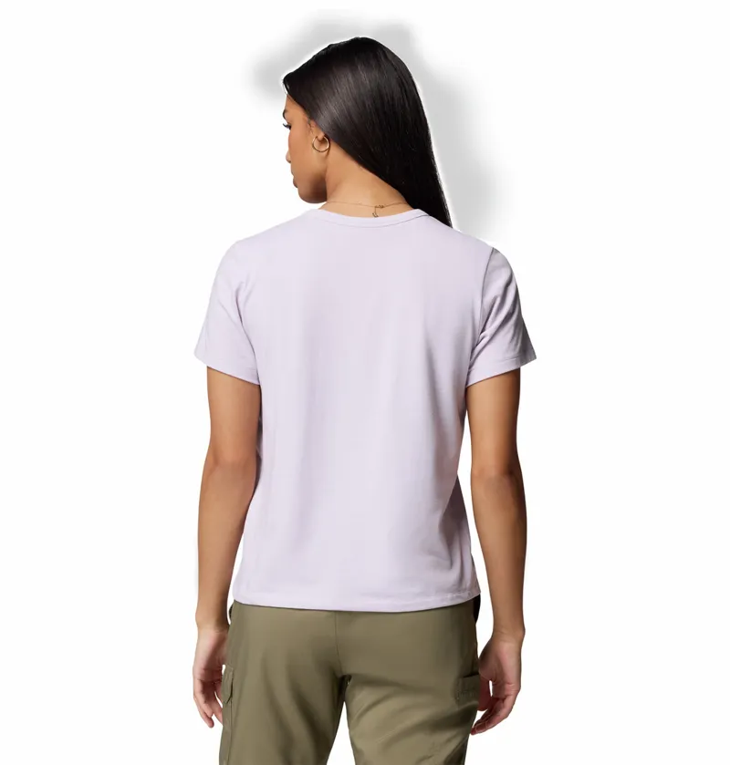 Columbia Sun Trek Short Sleeve II Womens in Lavender Pearl-1