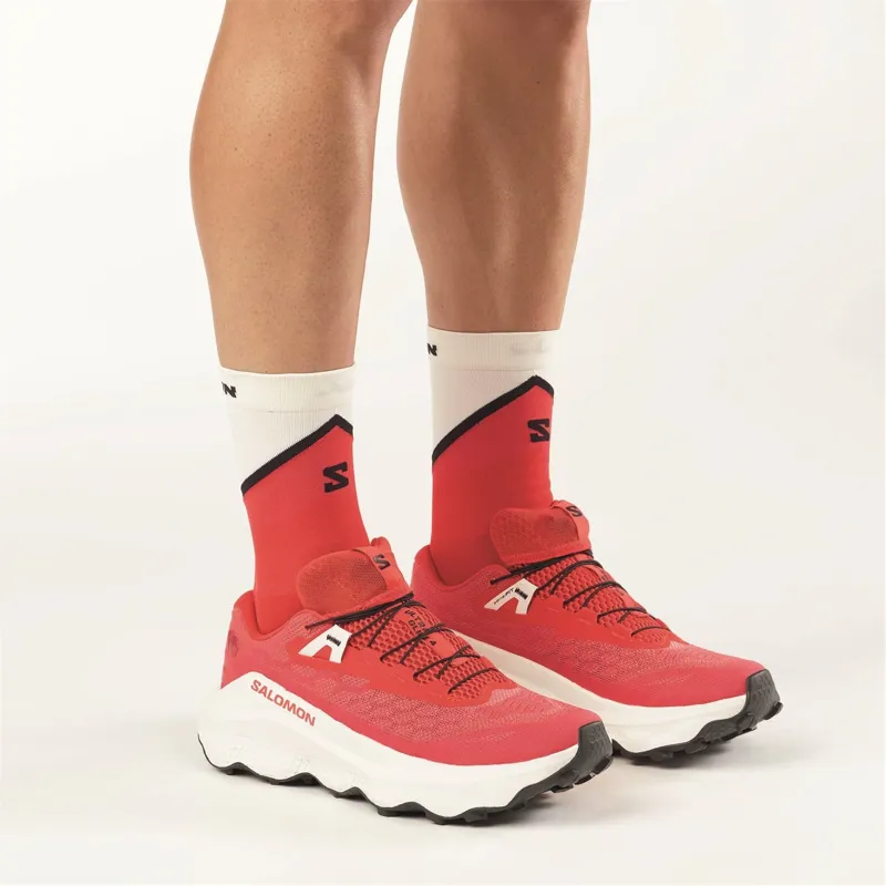Salomon Ultra Glide 4 Trail Running Shoes Mens in Fiery Red-6