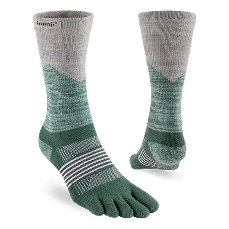 Injinji Trail Midweight Crew Womens in Alpine-1
