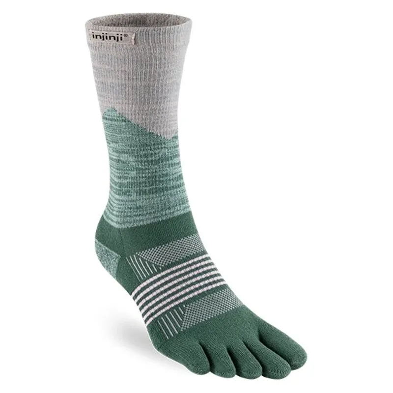 Injinji Trail Midweight Crew Womens in Alpine