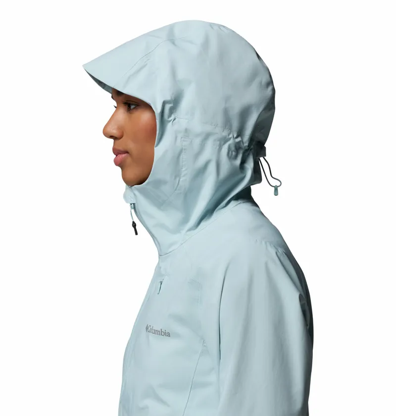 Columbia Trailborne 2.5L Shell Waterproof Jacket Womens in Marine Light-6