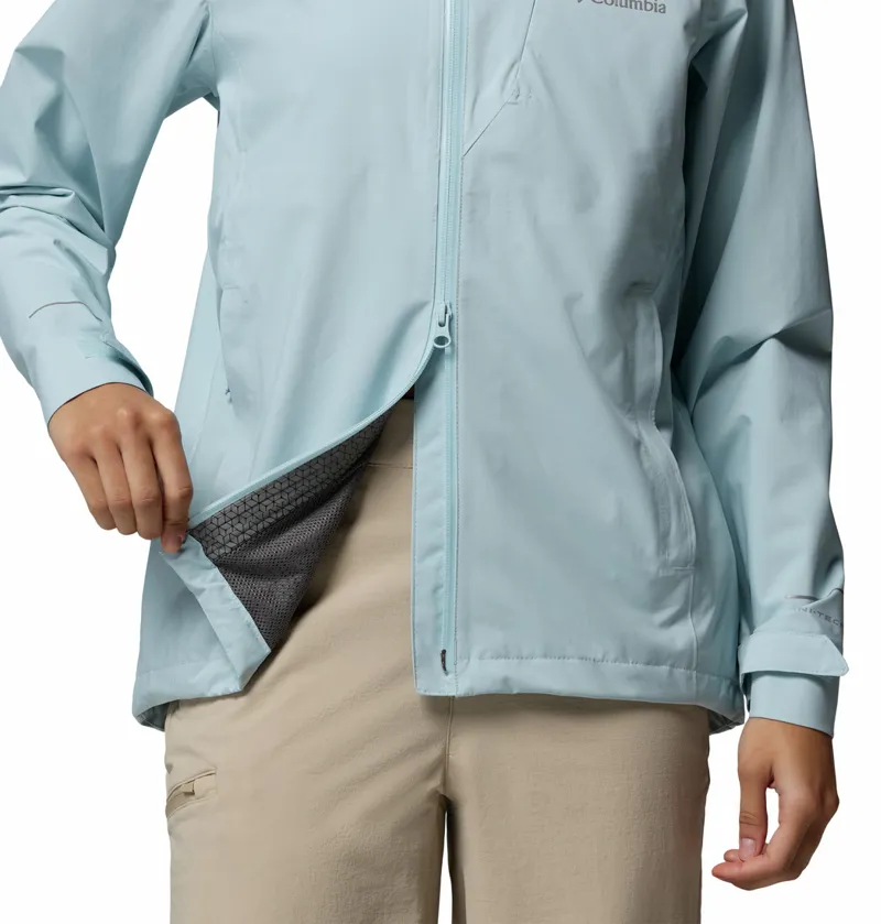 Columbia Trailborne 2.5L Shell Waterproof Jacket Womens in Marine Light-10