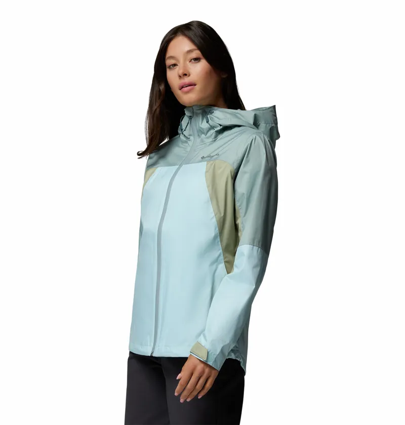 Columbia Inner Limits IV Waterproof Jacket Womens in Marine Light/Blue-1