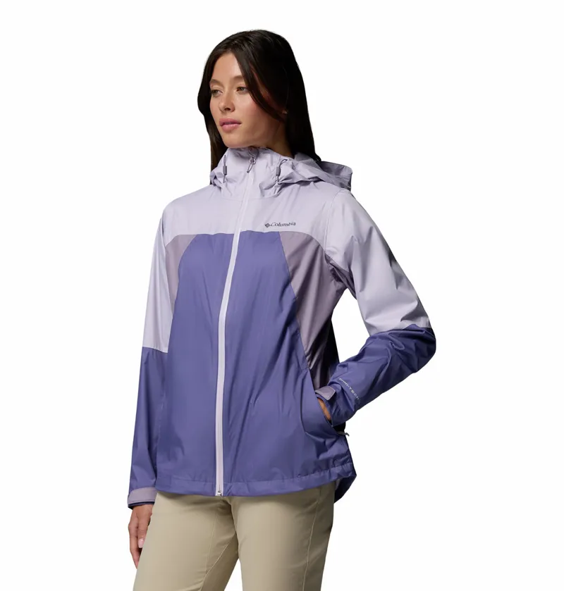 Columbia Inner Limits IV Waterproof Jacket Womens in Stormwatch/Purple-1