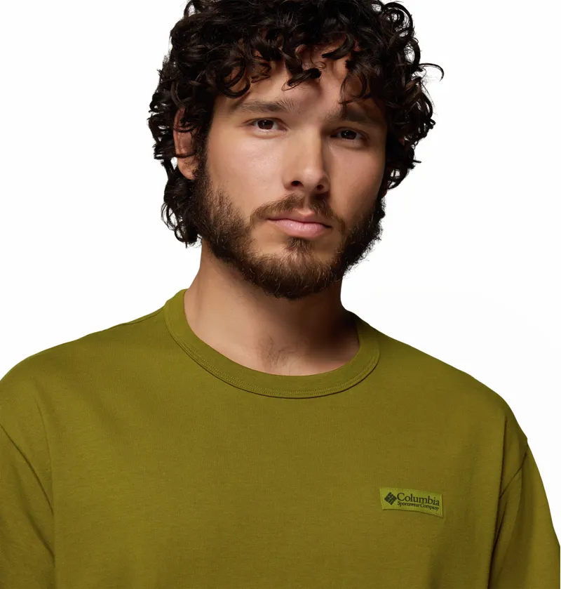 Columbia CSC Heavyweight Iconic T-Shirt Mens in Mossy Green-1