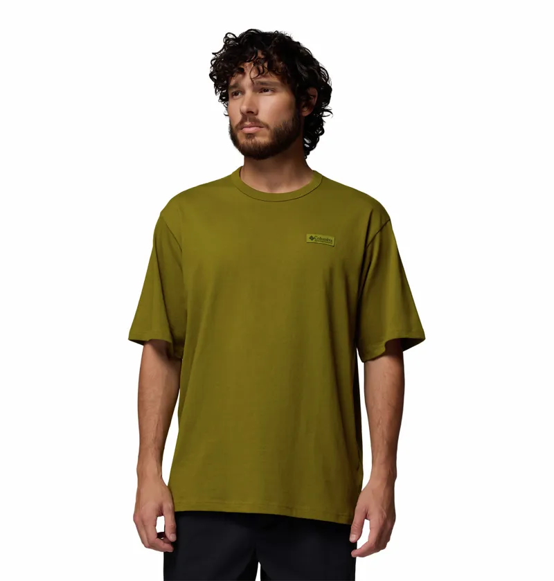 Columbia CSC Heavyweight Iconic T-Shirt Mens in Mossy Green-3