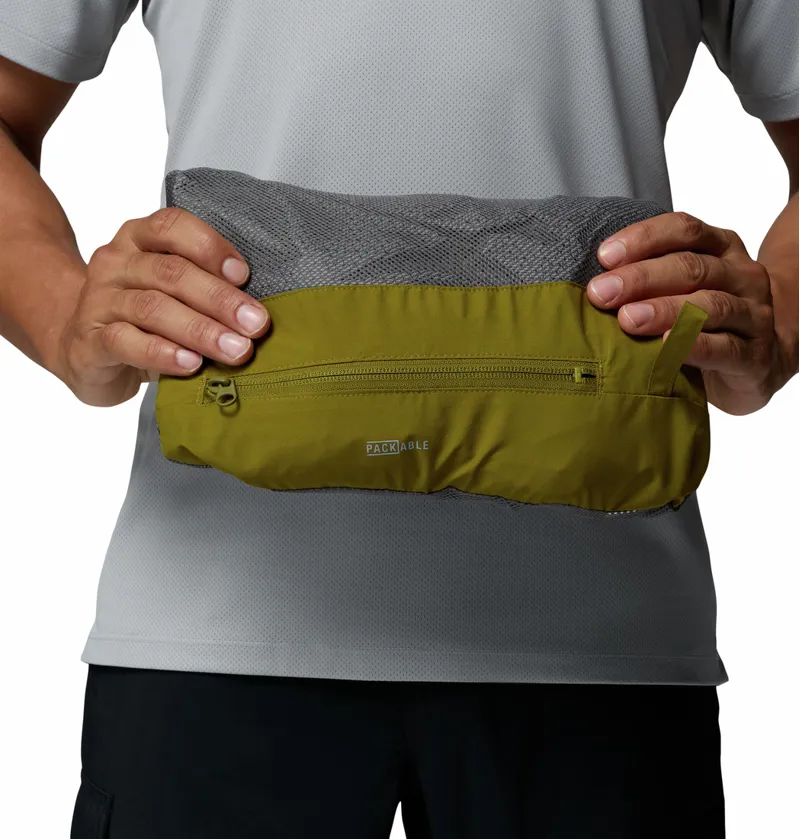 Columbia Trailborne 2.5L Shell Waterproof Jacket Mens in Mossy Green-8