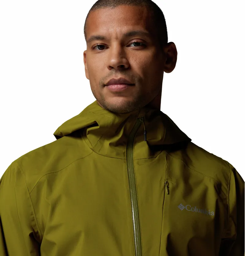 Columbia Trailborne 2.5L Shell Waterproof Jacket Mens in Mossy Green-4