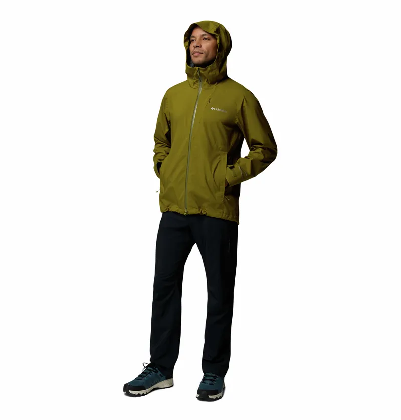 Columbia Trailborne 2.5L Shell Waterproof Jacket Mens in Mossy Green-2