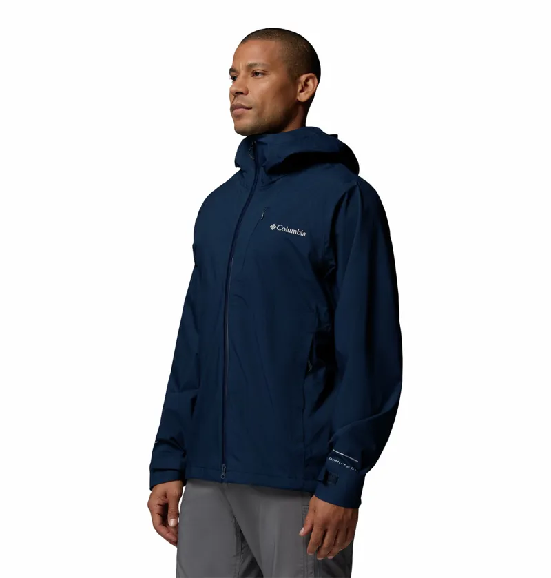 Columbia Trailborne 2.5L Shell Waterproof Jacket Mens in Collegiate Navy-2